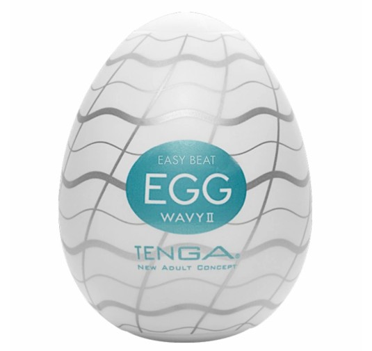 Japoński masturbator - Tenga Egg Wavy II 1szt